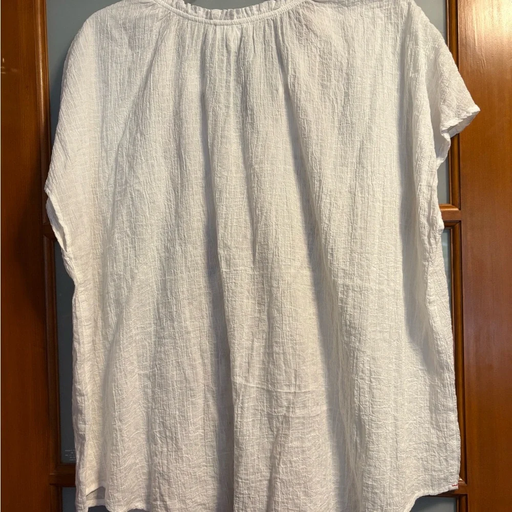 J. Jill White Embroidered Blouse - Picture 6 of 7